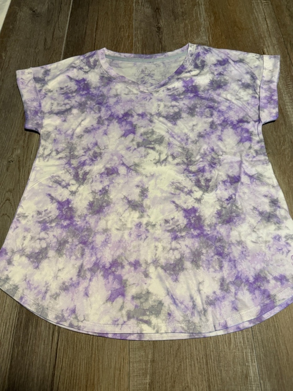 Cuddl Duds Purple Tie-Dye Pajama Set - Picture 2 of 8